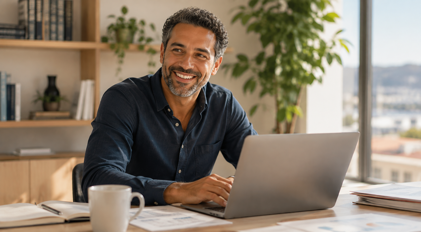 Un professionnel lors d'une session de conseil